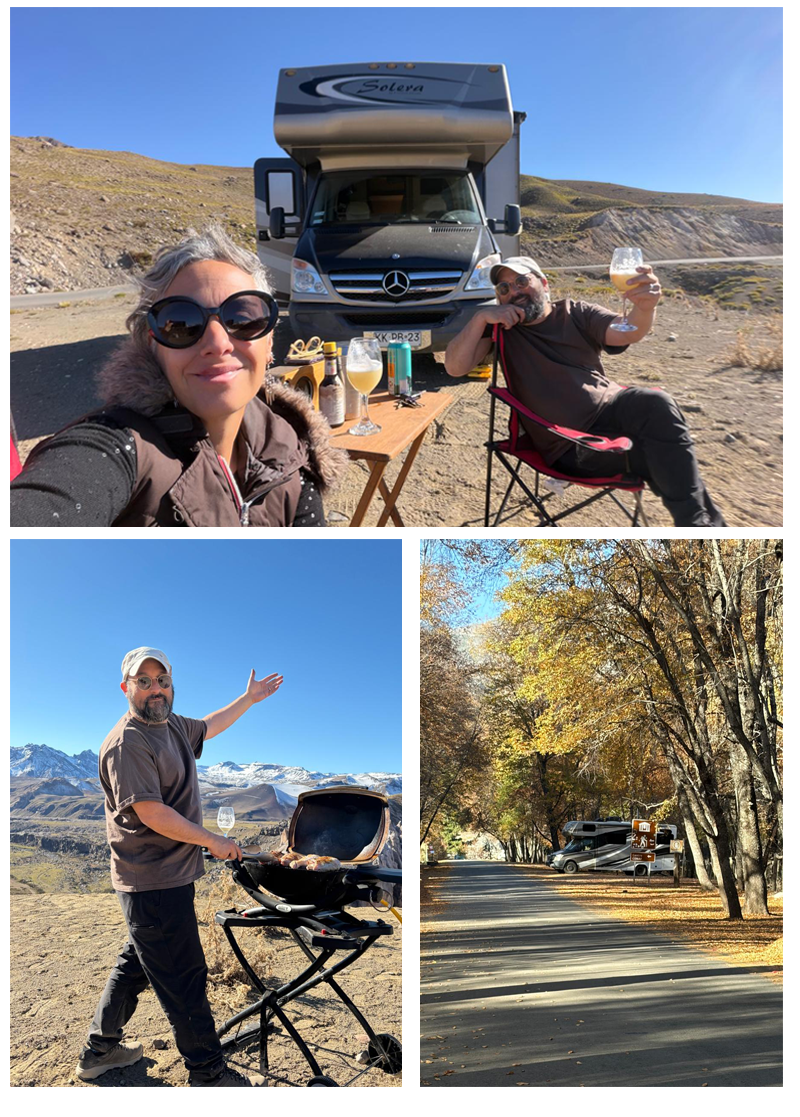 Chile culinary tour by RV with outdoor dining and nature experiences